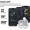 image:imageTOZO A1 Wireless Earbuds Bluetooth 53 Light Weight in Ear HeadphonesWhite