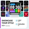 image:imageTOZO AMOLED S4 Smart Watch 178 UltraClear Screen for Men WomenMatte Gray