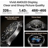 image:imageTOZO AMOLED S5 Smart Watch AnswerMake Calls 143 HD Screen for Men Women 100 Sport Modes Fitness Watchs with Sleep Monitor IP68 Waterproof Silicone Strap Black