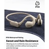 image:imageTOZO Air Conduction Open Ear Headphones Bluetooth 53 Sport EarphonesKhaki