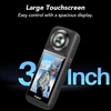 image:imageTOZO AnyVue Android Smart 360 Action Camera with 12 4800W CMOS 57K 360 Video 12K 360 Photo Intelligent Tracking Action Camera with Editing App Builtin GPS 4K Live Streaming 30 Touchscreen