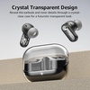 image:imageTOZO Crystal Pods Hybrid Active Noise Cancelling Wireless Earbuds WhiteBlack
