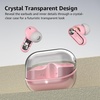 image:imageTOZO Crystal Pods Hybrid Active Noise Cancelling Wireless Earbuds WhitePink