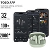 image:imageTOZO E2 Wireless Earbuds with 10mm Powerful Bass Drivers AI Clear CallsGreen