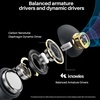 image:imageTOZO Golden X1 Wireless Earbuds Balanced Armature and Hybrid Dynamic DriverBlack