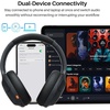 image:imageTOZO HT3 Hybrid Noise Cancelling Wireless Headphones 90H Over Ear HeadsetBlack