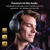 image:imageTOZO HT3 Hybrid Noise Cancelling Wireless Headphones 90H Over Ear HeadsetBlack