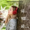 image:imageTOZO HT3 Hybrid Noise Cancelling Wireless Headphones 90H Over Ear HeadsetDarkRed