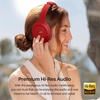 image:imageTOZO HT3 Hybrid Noise Cancelling Wireless Headphones 90H Over Ear HeadsetDarkRed