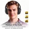 image:imageTOZO HT3 Hybrid Noise Cancelling Wireless Headphones 90H Over Ear HeadsetGray