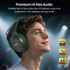 image:imageTOZO HT3 Hybrid Noise Cancelling Wireless Headphones 90H Over Ear HeadsetGreen