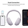 image:imageTOZO HT3 Hybrid Noise Cancelling Wireless Headphones 90H Over Ear HeadsetLight Purple
