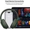 image:imageTOZO HT3 Hybrid Noise Cancelling Wireless Headphones 90H Over Ear HeadsetMatte Green