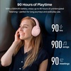 image:imageTOZO HT3 Hybrid Noise Cancelling Wireless Headphones 90H Over Ear HeadsetPink