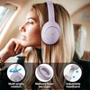 image:imageTOZO HT3 Hybrid Noise Cancelling Wireless Headphones 90H Over Ear HeadsetPurple
