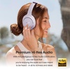 image:imageTOZO HT3 Hybrid Noise Cancelling Wireless Headphones 90H Over Ear HeadsetPurple
