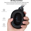 image:imageTOZO HT3 Hybrid Noise Cancelling Wireless Headphones 90H Over Ear HeadsetTitanium Black