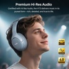 image:imageTOZO HT3 Hybrid Noise Cancelling Wireless Headphones 90H Over Ear HeadsetTitanium Blue