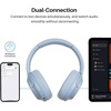 image:imageTOZO HT3 Hybrid Noise Cancelling Wireless Headphones 90H Over Ear HeadsetTitanium Blue