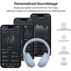 image:imageTOZO HT3 Hybrid Noise Cancelling Wireless Headphones 90H Over Ear HeadsetTitanium Blue