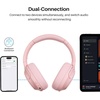 image:imageTOZO HT3 Hybrid Noise Cancelling Wireless Headphones 90H Over Ear HeadsetTitanium Pink