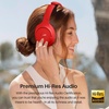 image:imageTOZO Hybrid Active Noise Cancelling Headphones Hi Res AudioRed