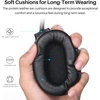 image:imageTOZO Hybrid Active Noise Cancelling Headphones Wireless Over Ear Bluetooth Headset 40H Playtime HiRes Audio Custom EQ via App Deep Bass Comfort Fit Ear Cups for Home Office Travel Black