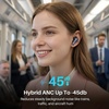image:imageTOZO Hybrid Active Noise Cancelling in Ear Wireless Earbuds 68H PlaytimeBlue