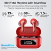 image:imageTOZO Hybrid Active Noise Cancelling in Ear Wireless Earbuds 68H PlaytimeRed