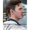 image:imageTOZO NC20 Pro Active Noise Cancelling Wireless Earbuds Smart LCD ScreenInk Black