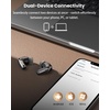 image:imageTOZO NC20 Pro Active Noise Cancelling Wireless Earbuds Smart LCD ScreenInk Black