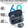 image:imageTOZO NC9 Hybrid Active Noise Cancelling Wireless Earbuds 60H LED DisplayBlue