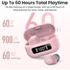 image:imageTOZO NC9 Hybrid Active Noise Cancelling Wireless Earbuds 60H LED DisplayDusty Pink