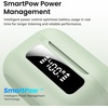image:imageTOZO NC9 Hybrid Active Noise Cancelling Wireless Earbuds 60H LED DisplayLight Green