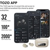 image:imageTOZO NC9 Hybrid Active Noise Cancelling Wireless Earbuds 60H LED DisplayMatter Pink