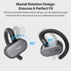 image:imageTOZO O2 Open Ear Wireless EarbudsMultiAngle Adjust 42H Bluetooth 53Dark Black