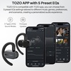 image:imageTOZO O2 Open Ear Wireless EarbudsMultiAngle Adjust 42H Bluetooth 53Dark Black