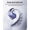 image:imageTOZO Open X2 Pro AI Smart Open Ear Earbuds LCD Digital Screen Stereo SoundRoyal Blue