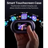 image:imageTOZO Open X2 Pro AI Smart Open Ear Earbuds LCD Digital Screen Stereo SoundTitanium Black