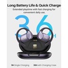image:imageTOZO Open X2 Pro AI Smart Open Ear Earbuds LCD Digital Screen Stereo SoundTitanium Black