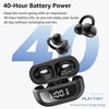 image:imageTOZO OpenEarRing Open Ear Earbuds 40H Bluetooth 54 Lightweight ComfortBlack