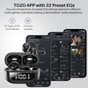 image:imageTOZO OpenEarRing Open Ear Earbuds 40H Bluetooth 54 Lightweight ComfortBlack