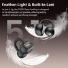 image:imageTOZO OpenEarRing Open Ear Earbuds 40H Bluetooth 54 Lightweight ComfortBlack