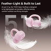 image:imageTOZO OpenEarRing Open Ear Earbuds 40H Bluetooth 54 Lightweight ComfortRose Gold