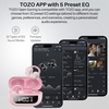 image:imageTOZO OpenEarRing Open Ear Earbuds 40H Bluetooth 54 Lightweight ComfortRose Gold
