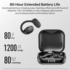 image:imageTOZO OpenEgo Open Ear Earbuds 80H Bluetooth 53 Headphones Sport EarbudsBlack