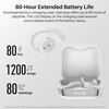 image:imageTOZO OpenEgo Open Ear Earbuds 80H Bluetooth 53 Headphones Sport EarbudsSnow White