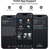 image:imageTOZO OpenWear Open Ear Earbuds AI Translation Real Time 145 LanguagesMatte Black