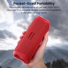 image:imageTOZO PA2 Portable Bluetooth Speaker with Dual Drivers and Bass DiaphragmsRed