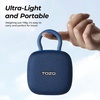 image:imageTOZO PE1 Portable Bluetooth Speakers 32H Playtime with Adjustable CarabinerBlue